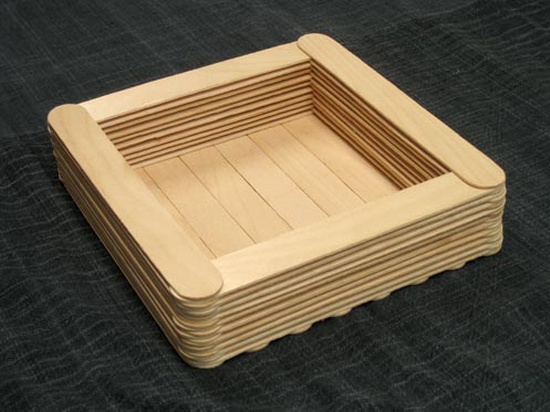 Craft Ideas   Wood on Wooden Box